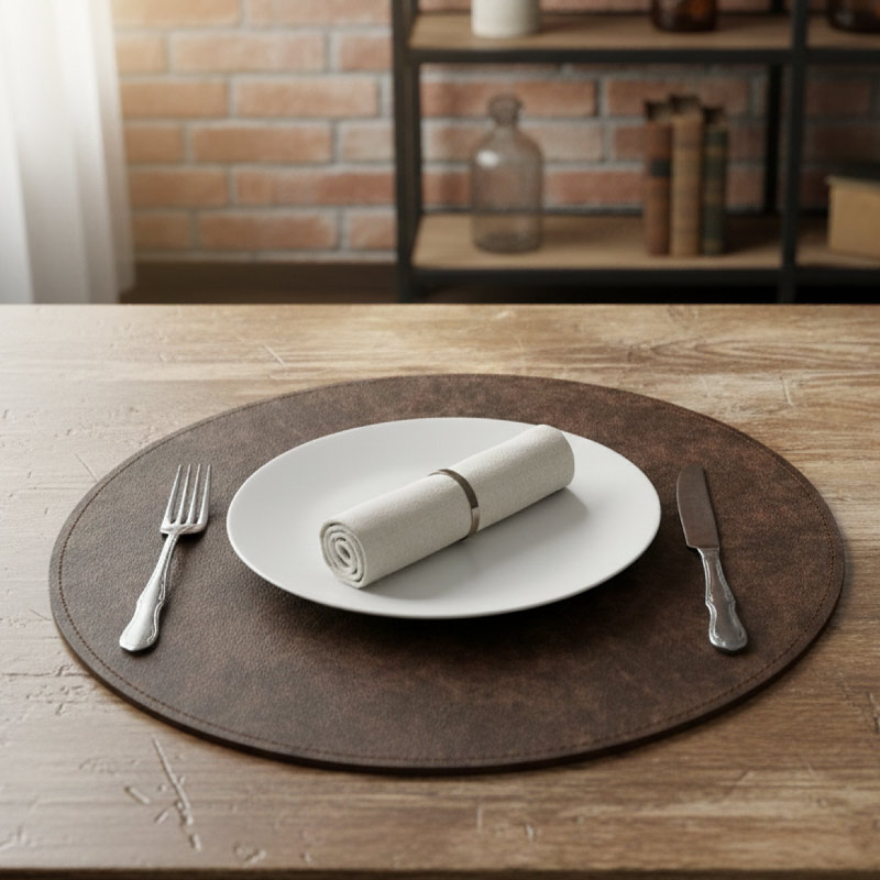 Set de table 'Cabaret' marron