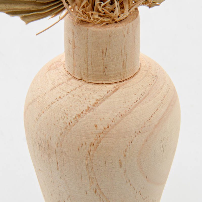 Vase avec fleurs séchées 'Palma'