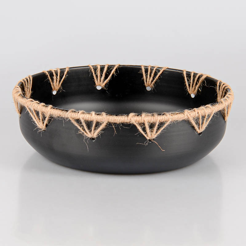Coupe décorative 'Bamako' noir 