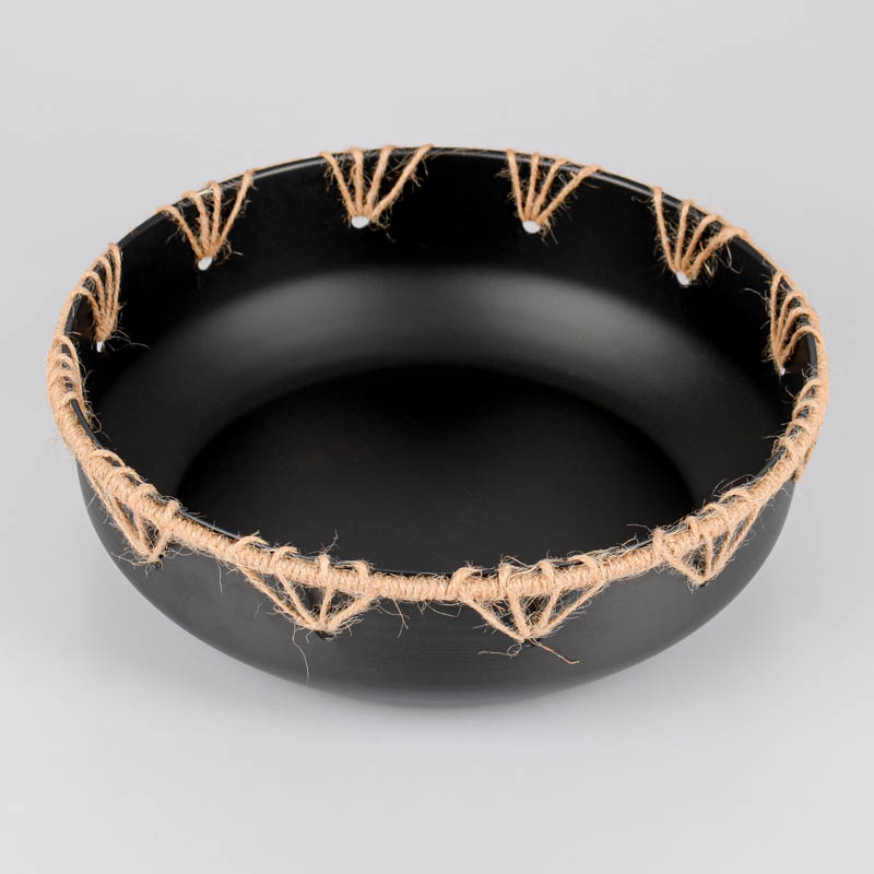 Coupe décorative 'Bamako' noir 