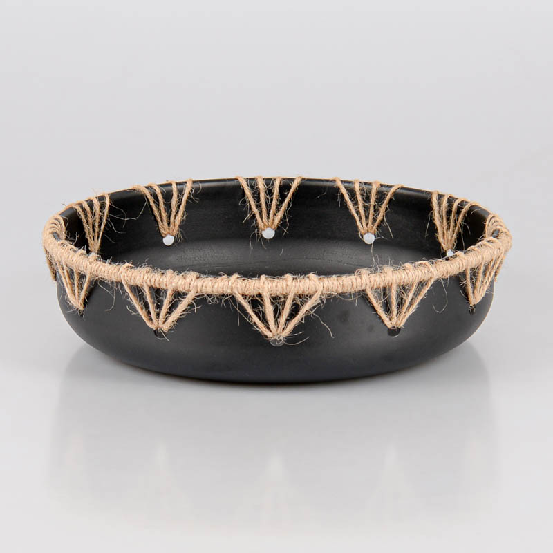 Coupe décorative 'Bamako' noir 