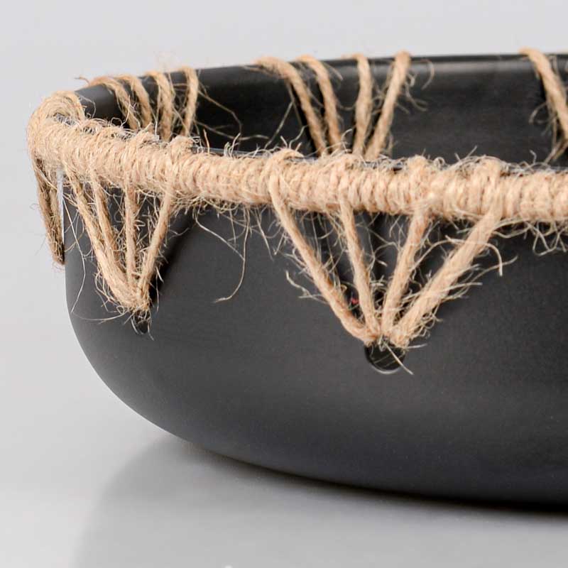 Coupe décorative 'Bamako' noir 