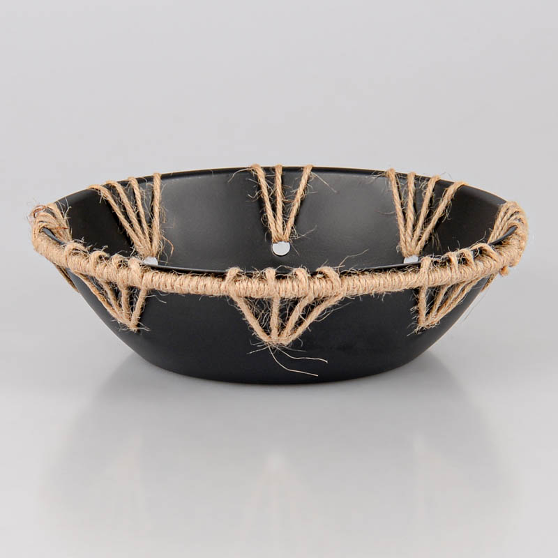 Coupe décorative 'Bamako' noir 