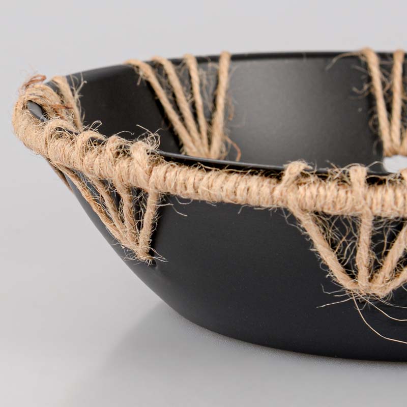 Coupe décorative 'Bamako' noir 