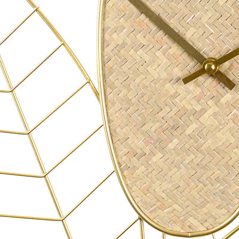 Horloge avec feuille 'Palme' 