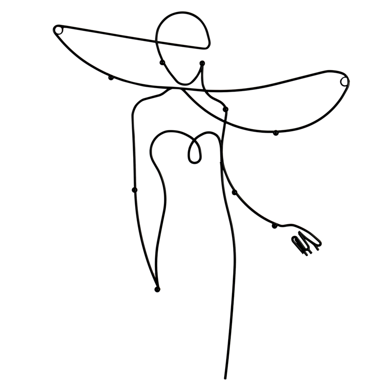 Décoration murale silhouette 