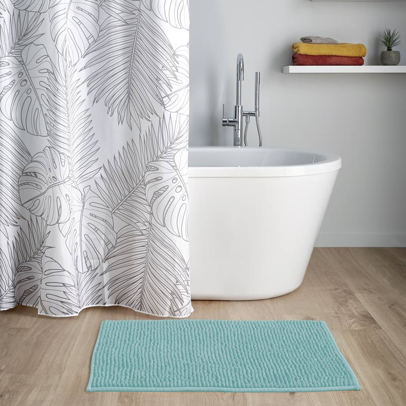 Tapis salle de bain chenille