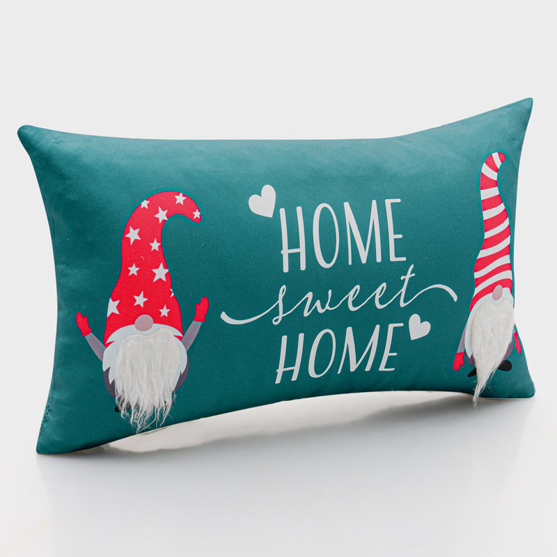 Coussin imprimé 'Home Gnome'