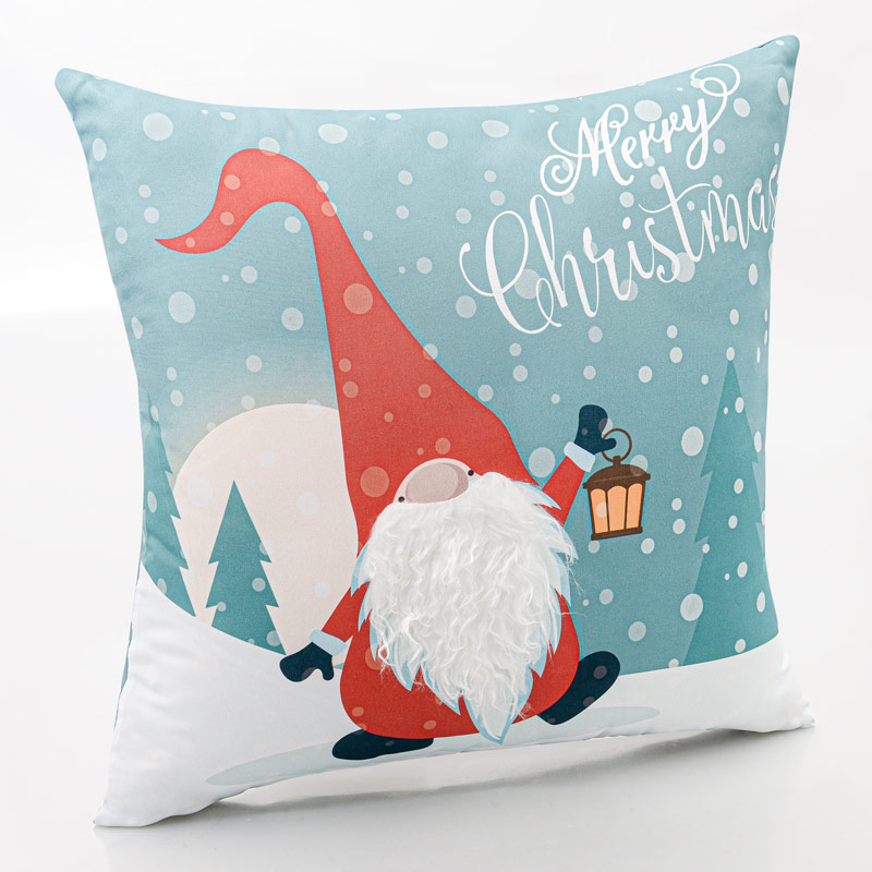 Coussin imprimé 'Christmas Gnome'