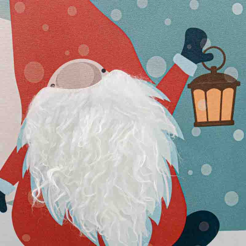 Coussin imprimé 'Christmas Gnome'