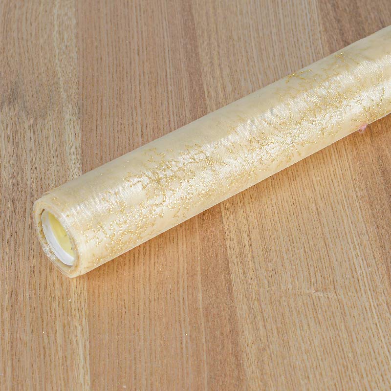 Chemin de table 'Flocky' beige/doré