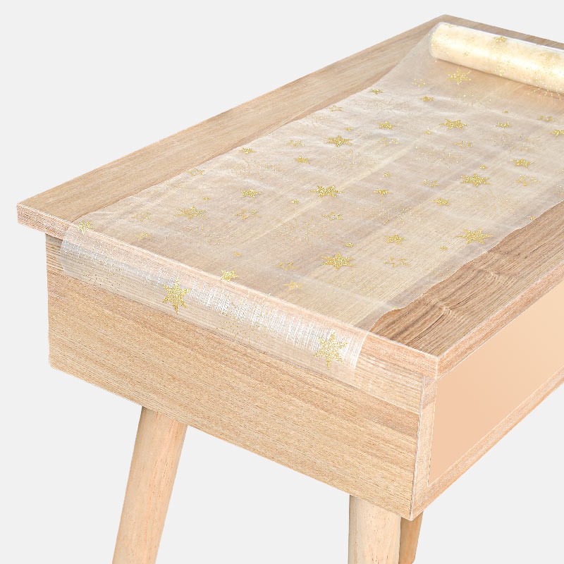 Chemin de table 'Wonderland' beige/doré