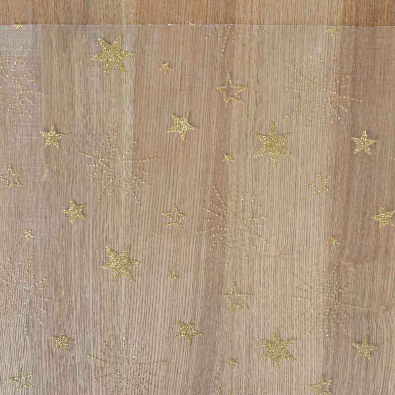 Chemin de table 'Wonderland' beige/doré