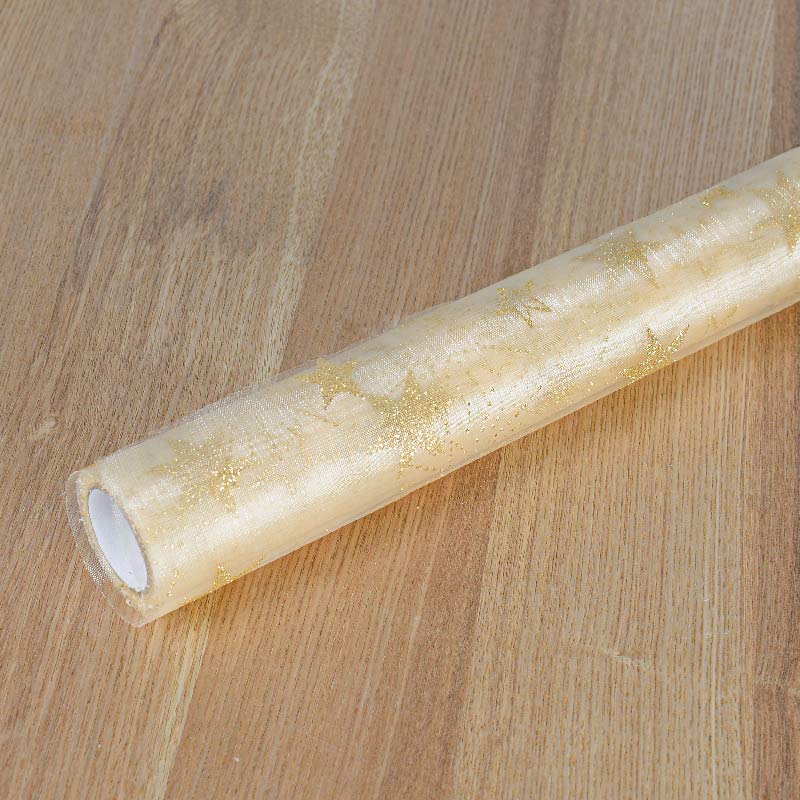 Chemin de table 'Wonderland' beige/doré