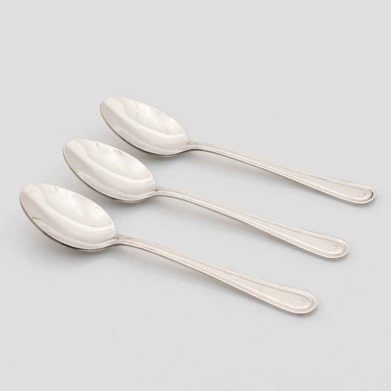 Lot de 3 cuillères à soupe en inox