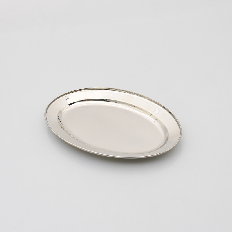 Plat ovale en inox