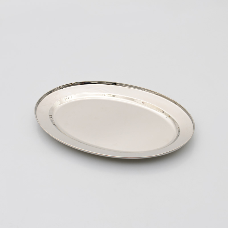 Plat ovale en inox