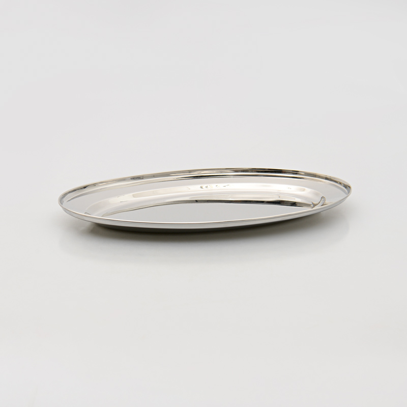 Plat ovale en inox
