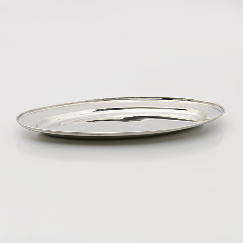 Plat ovale en inox