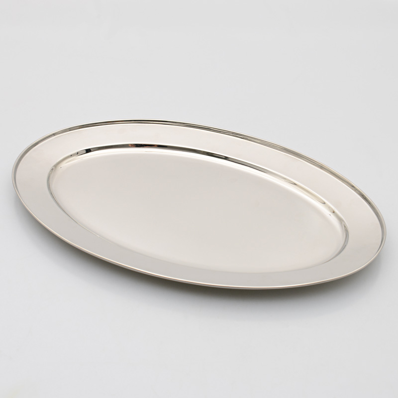 Plat ovale en inox