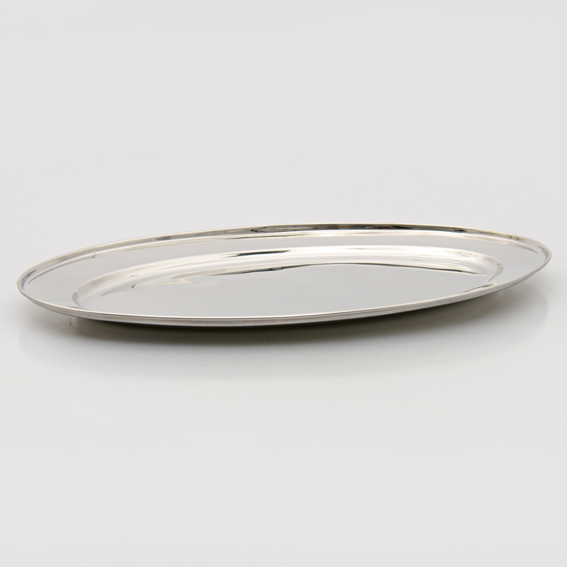 Plat ovale en inox