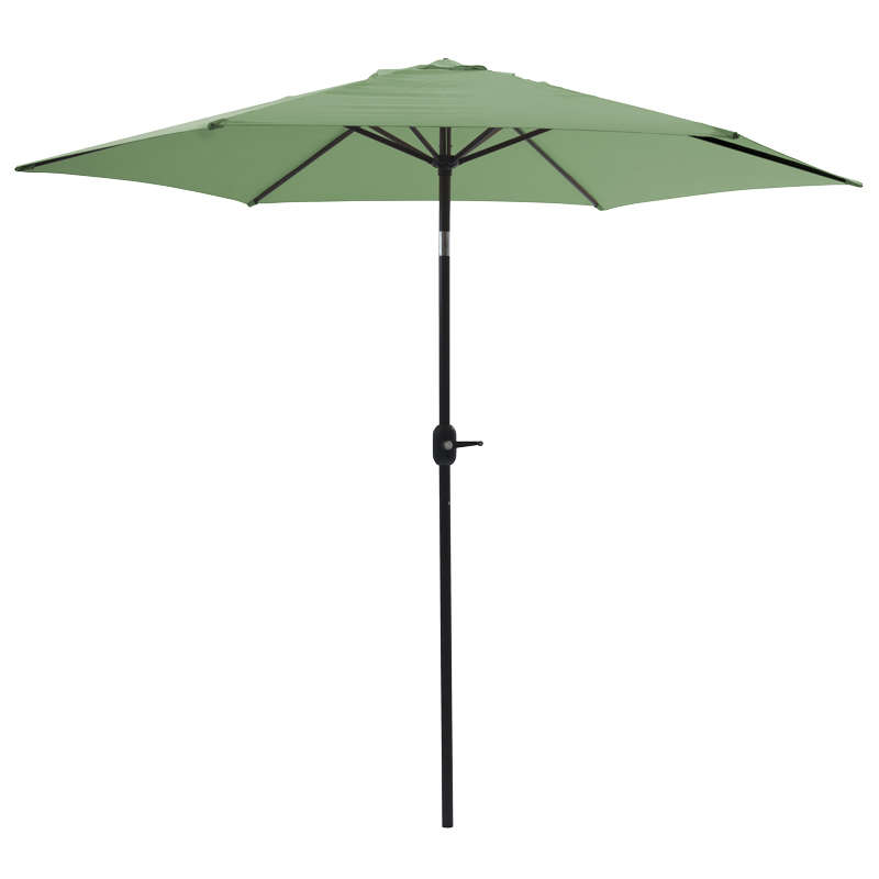 Parasol droit vert foncé