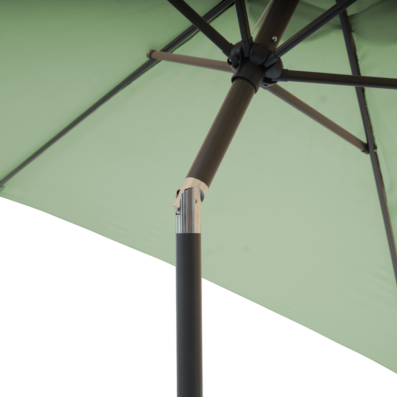 Parasol droit vert foncé