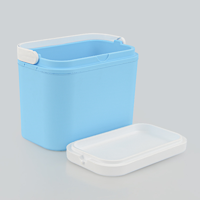 Glacière bleue et blanche 10L
