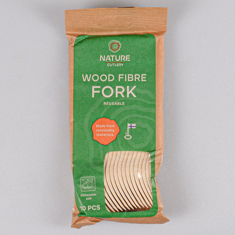 Lot de 20 fourchettes 'Wood Fibre'