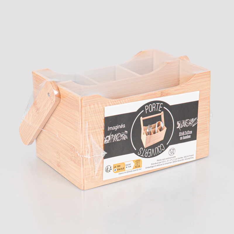Porte-couverts en bambou 