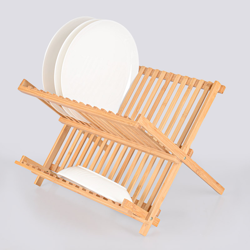 Egouttoir pliable en bambou