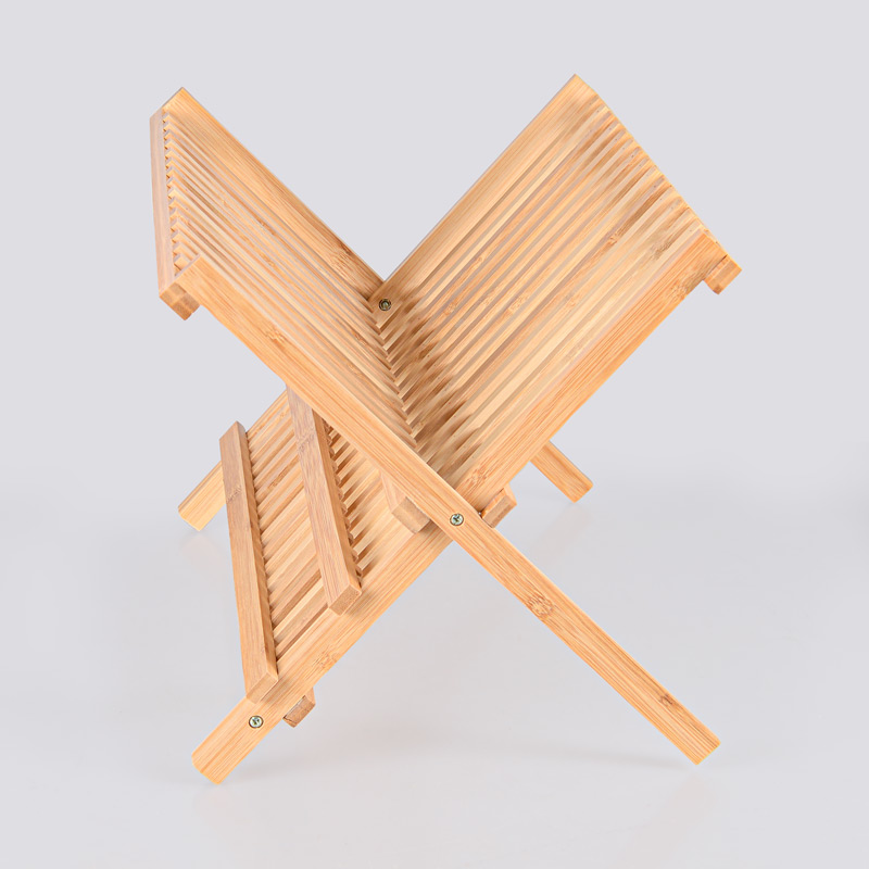Egouttoir pliable en bambou