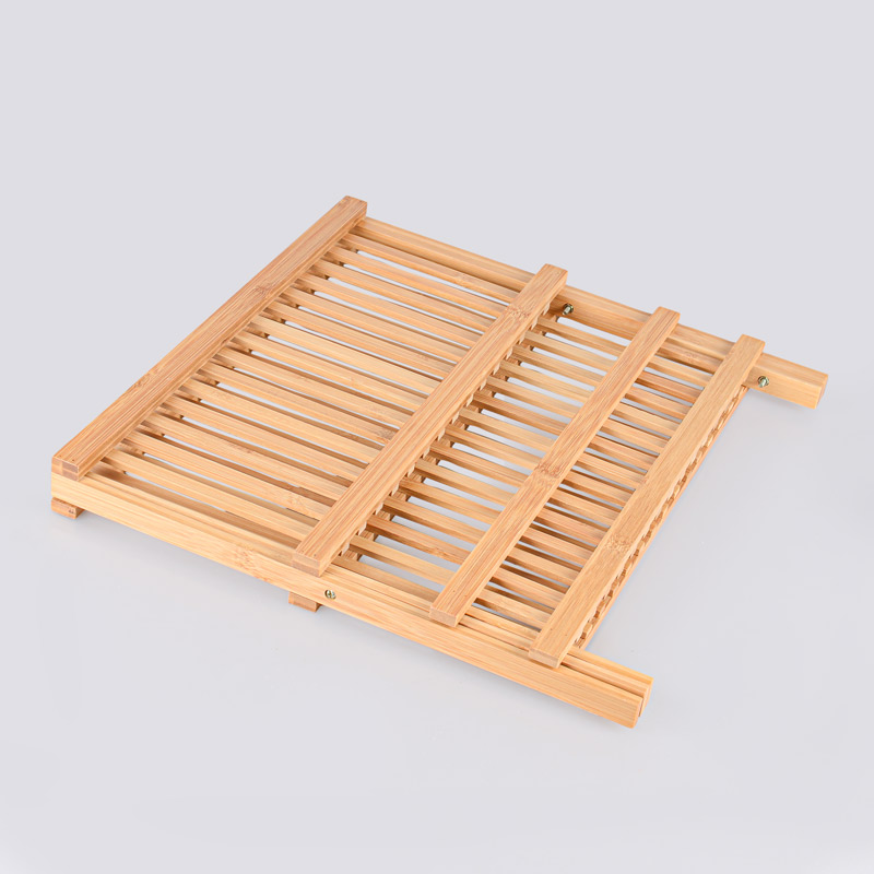 Egouttoir pliable en bambou