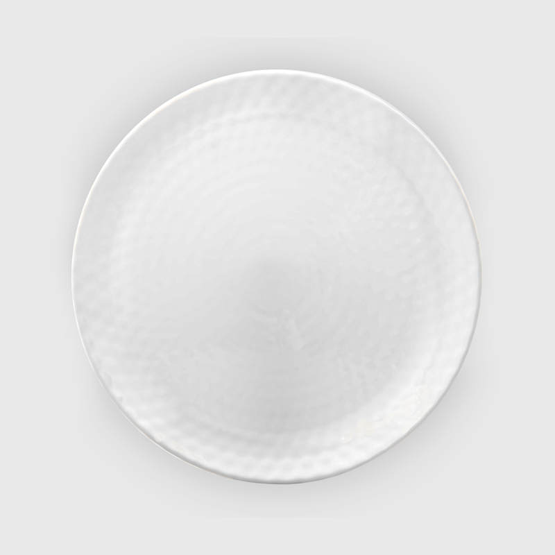 Assiette à dessert 'Pampille' blanche