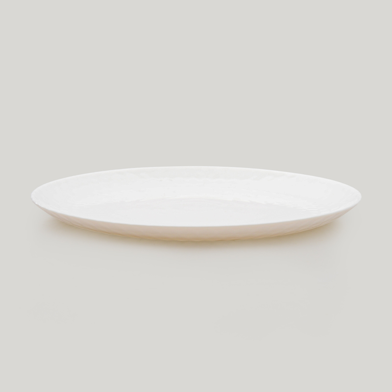 Assiette à dessert 'Pampille' blanche