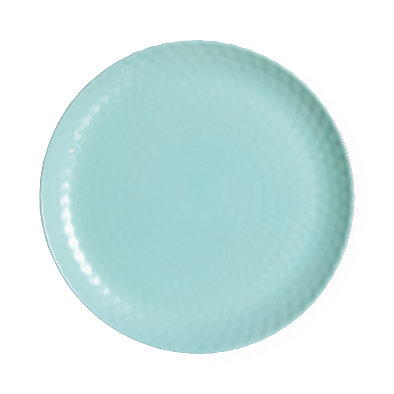 Assiette à dessert 'Pampille' turquoise