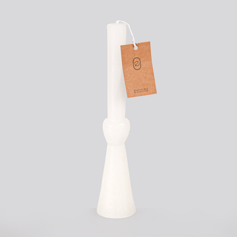 Bougie blanc cassé