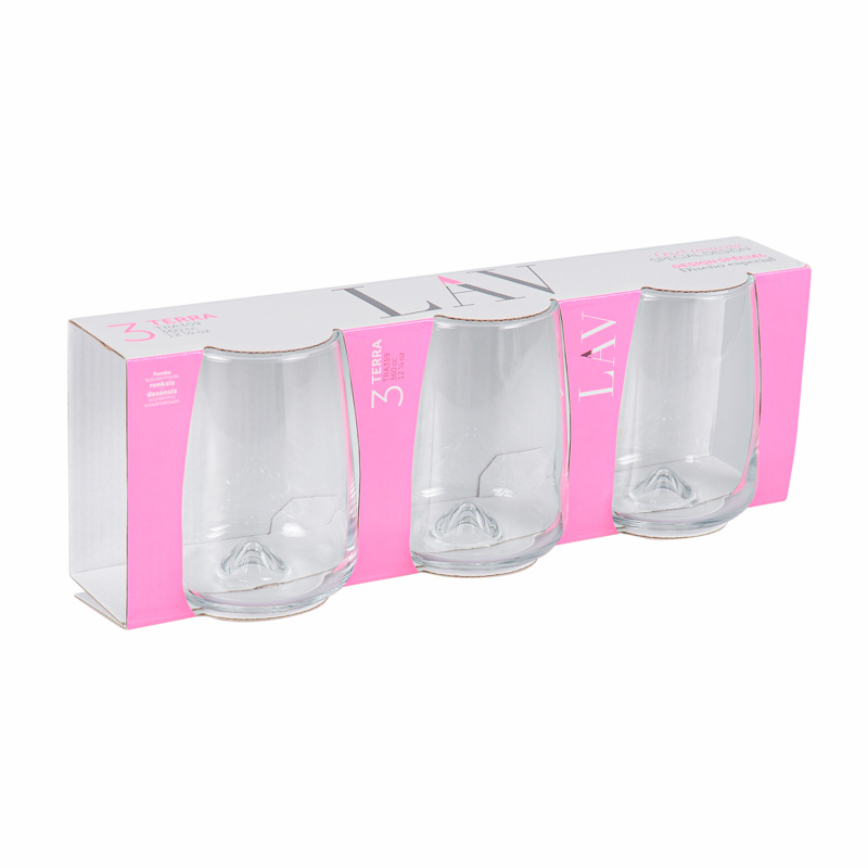 3 verres 'Terra'