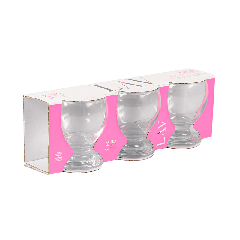 3 verres 'Teo'
