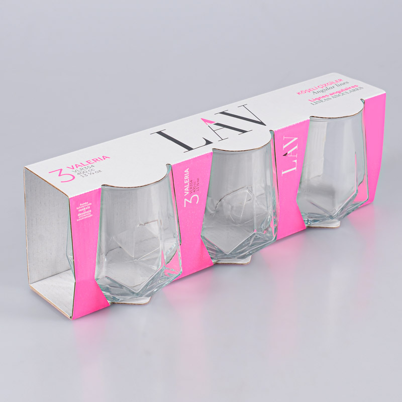 Lot de 3 verres 'Valeria' 