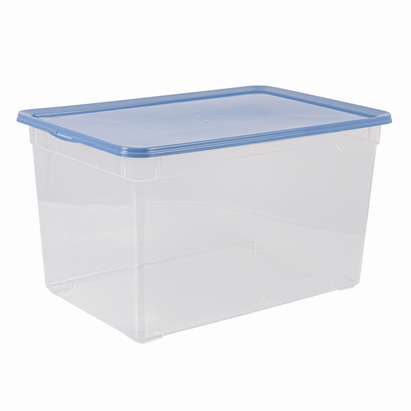 Boîte à chaussures homme 10L 'Clear Box' transparent 36,5x26