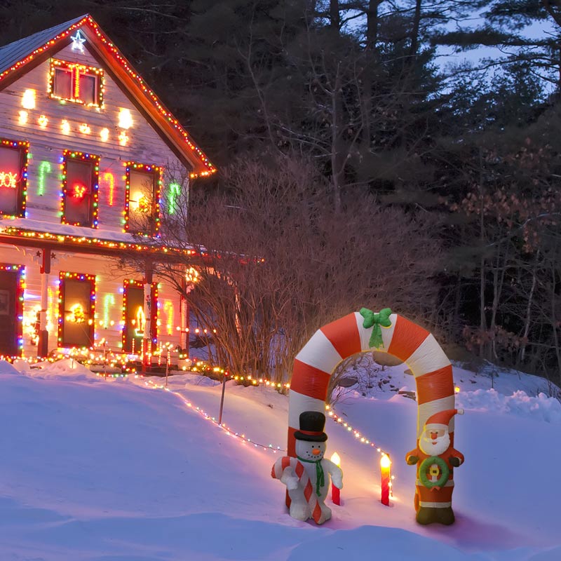 Arche gonflable lumineux à LED