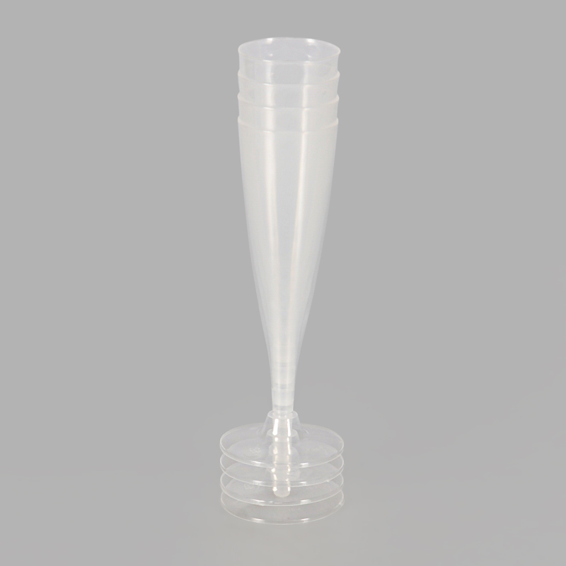 Lot de 4 flûtes transparent 