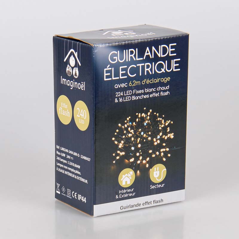 Guirlande Lumineuse Led Blanche Chaude Petite Boîte Blanche - Temu France