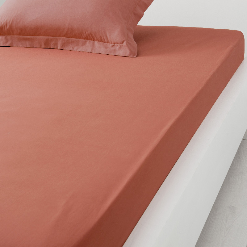 Drap housse 'Dream' terracotta