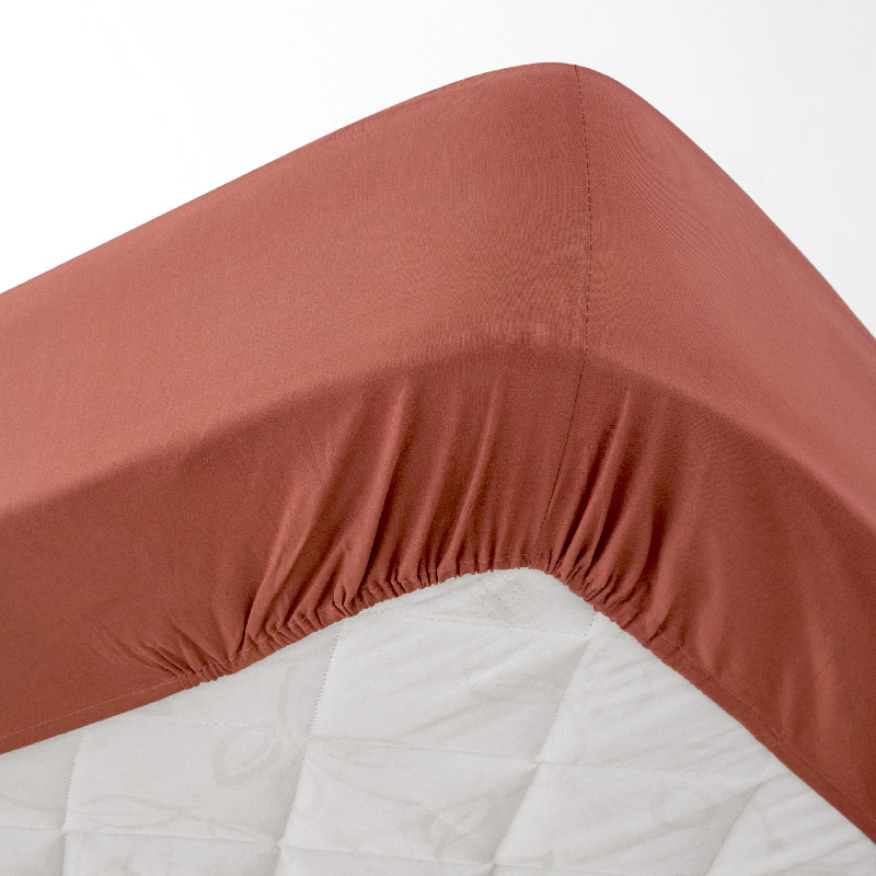 Drap housse 'Dream' terracotta