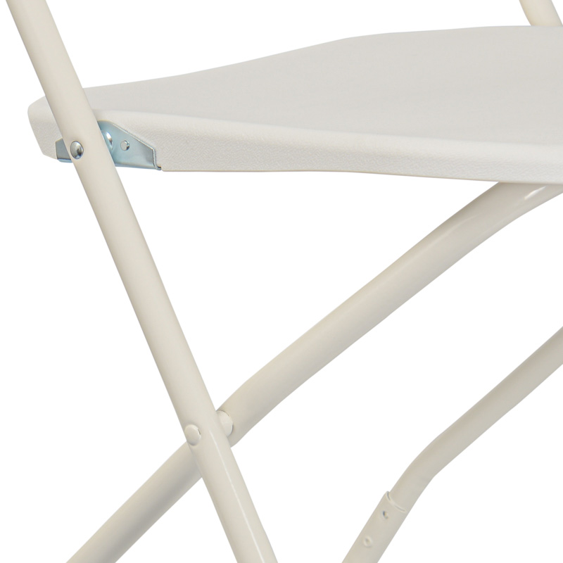 Chaise pliante 'Verone' blanche - L'Incroyable
