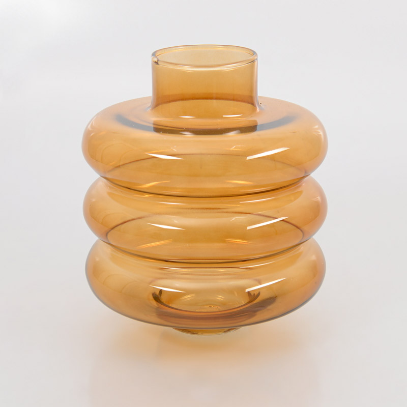 Vase 'Albane' couleur ambre