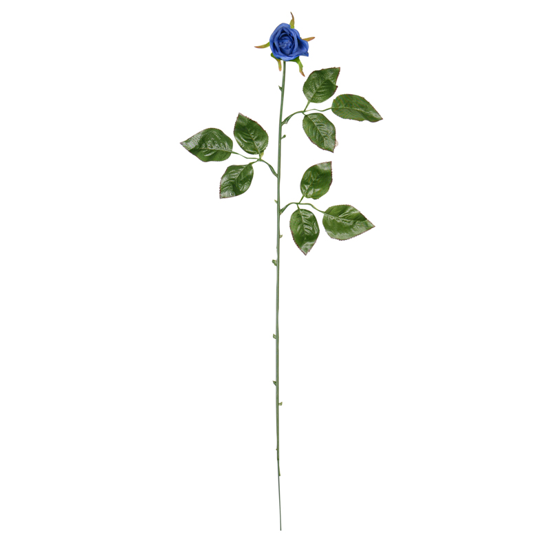 Bouton de rose 'Deep Blue' 65cm 