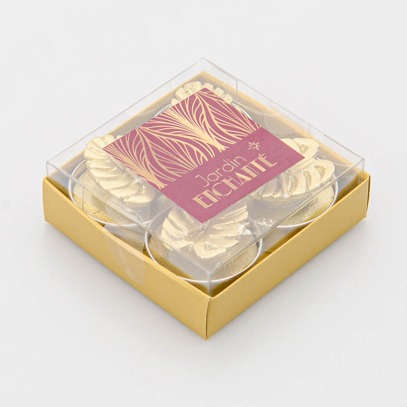 Lot de 4 bougies chauffe-plats 
